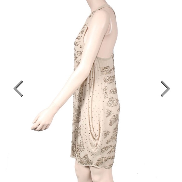 All Saints | Gold Sequin Poison Dress - Picture 3 of 8